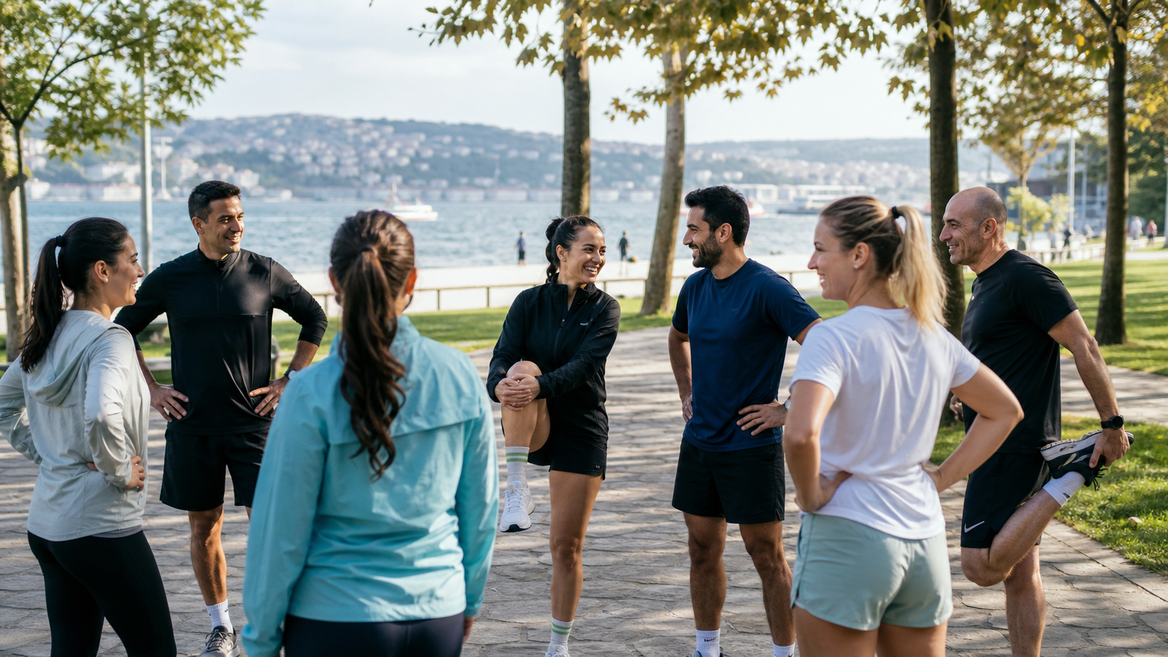Bosphorus Sunday Runners running club logo