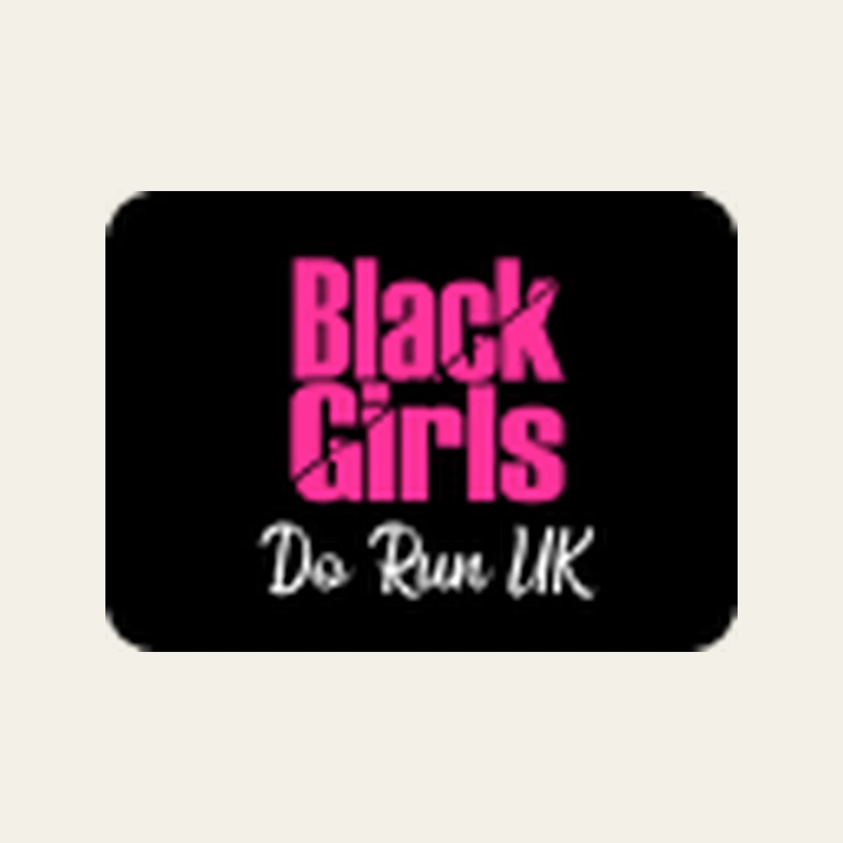 Black Girls Do Run running club logo