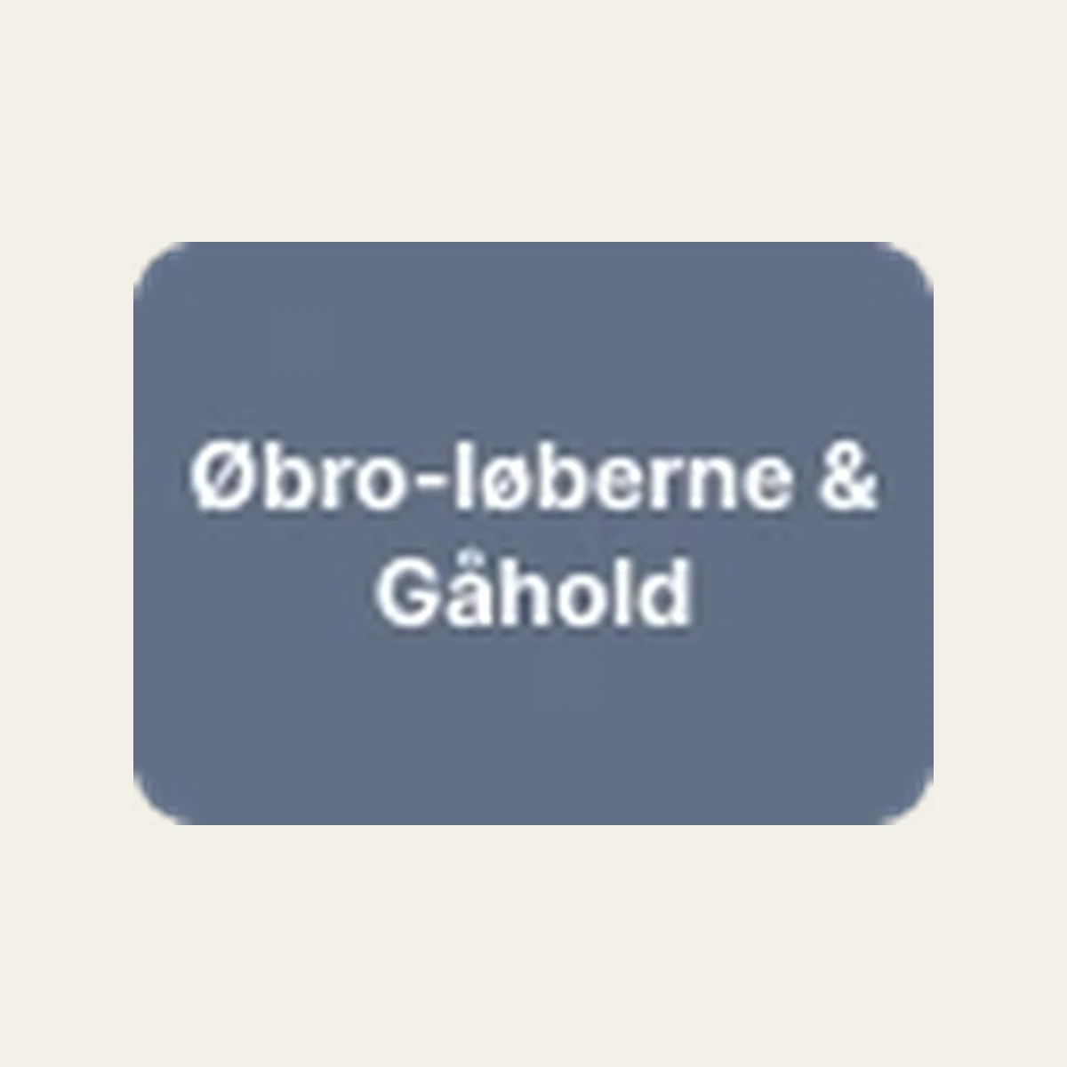 Øbro Løberne running club logo