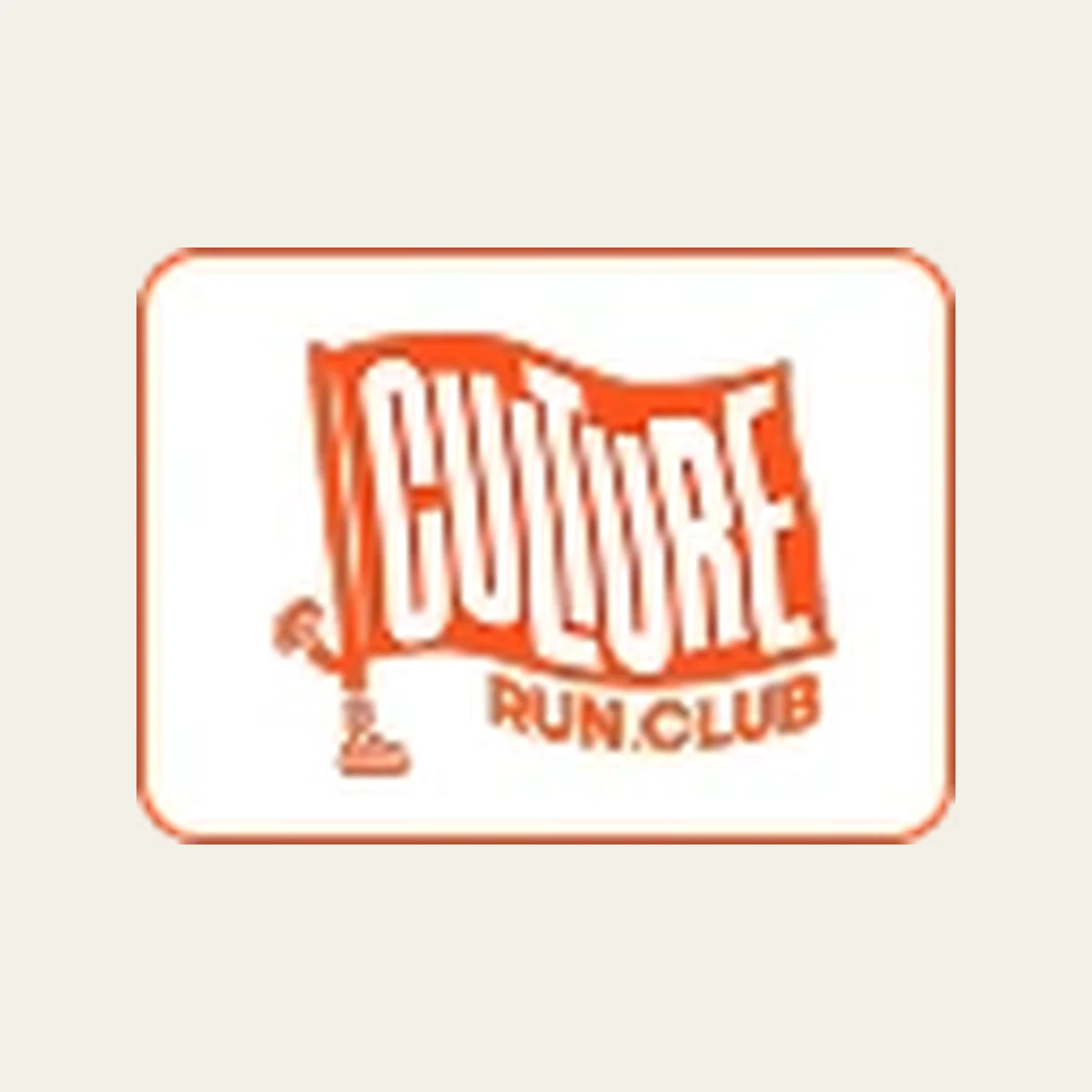 Culture Run Club running club logo