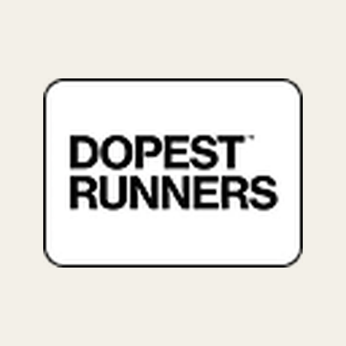 DOPEST RUNNERS running club logo