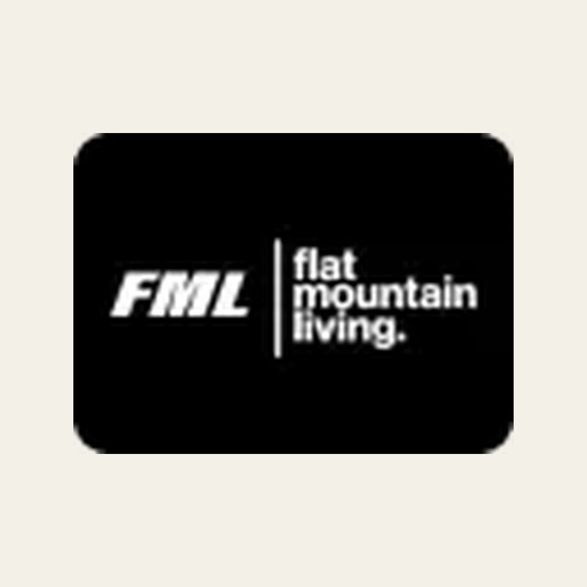 Flat Mountain Living running club logo