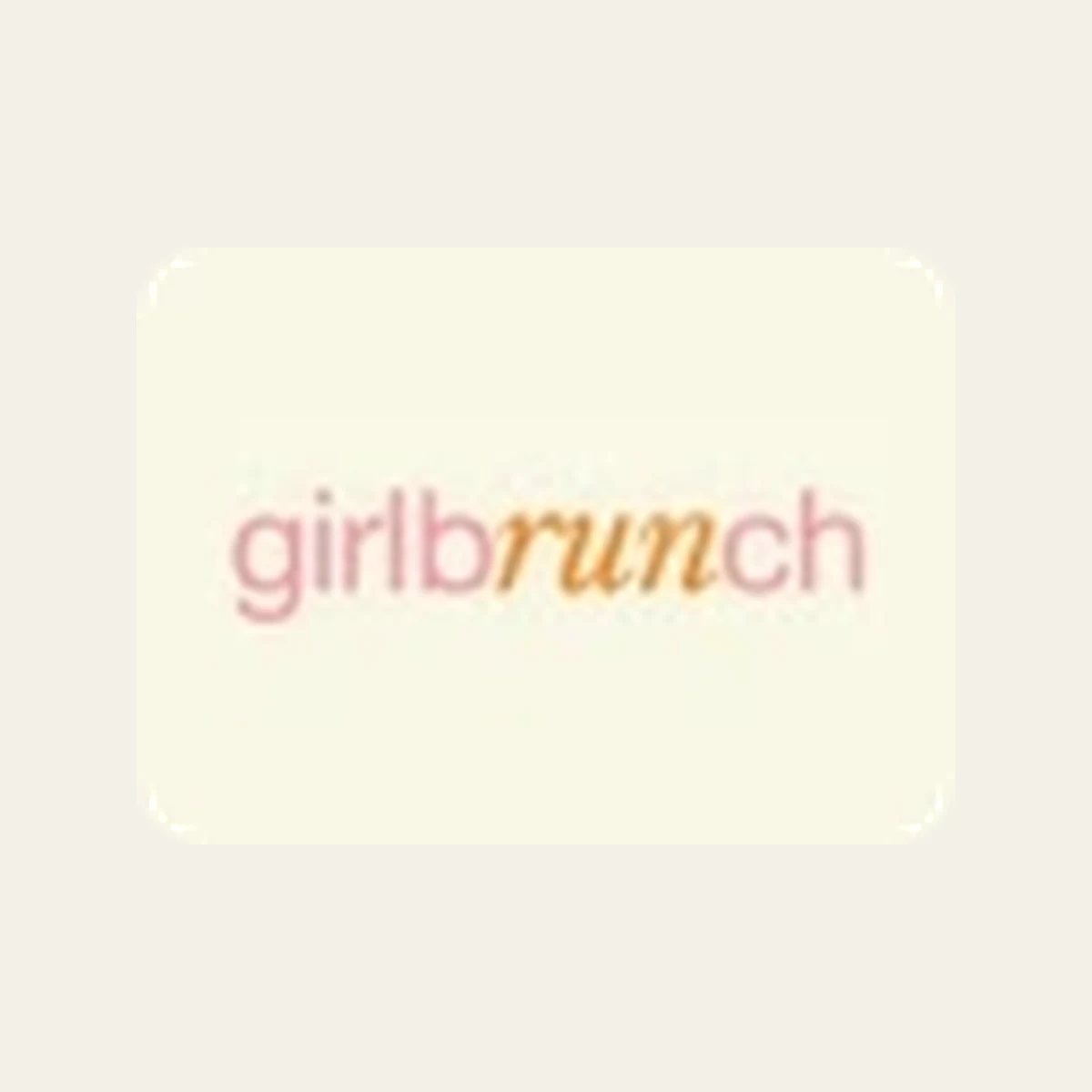 Girl Brunch Run running club logo