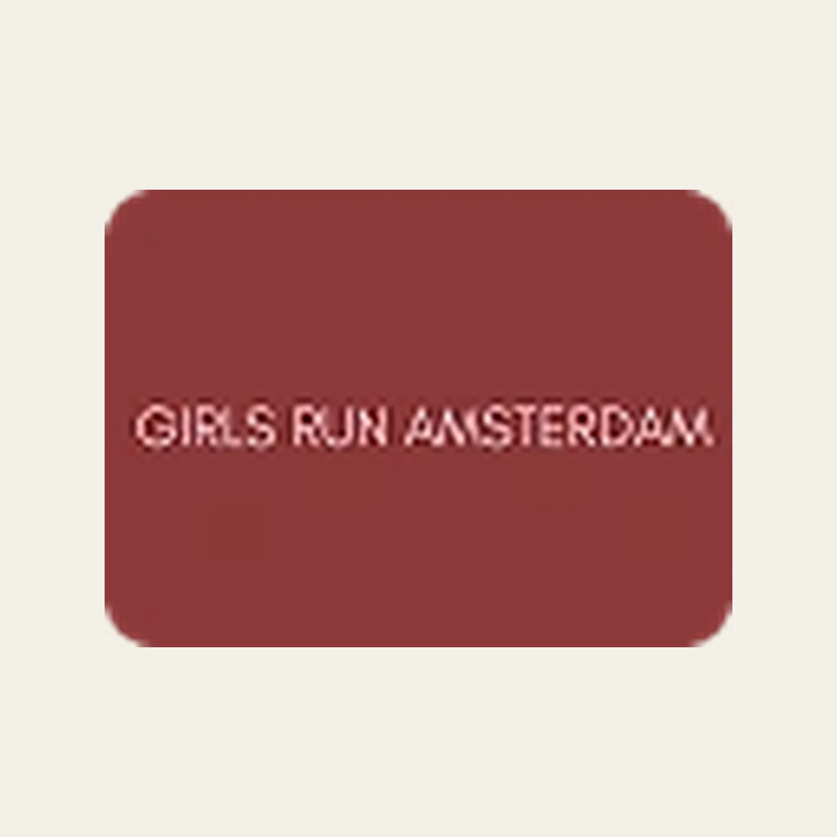 Girls Run Amsterdam ♡ running club logo