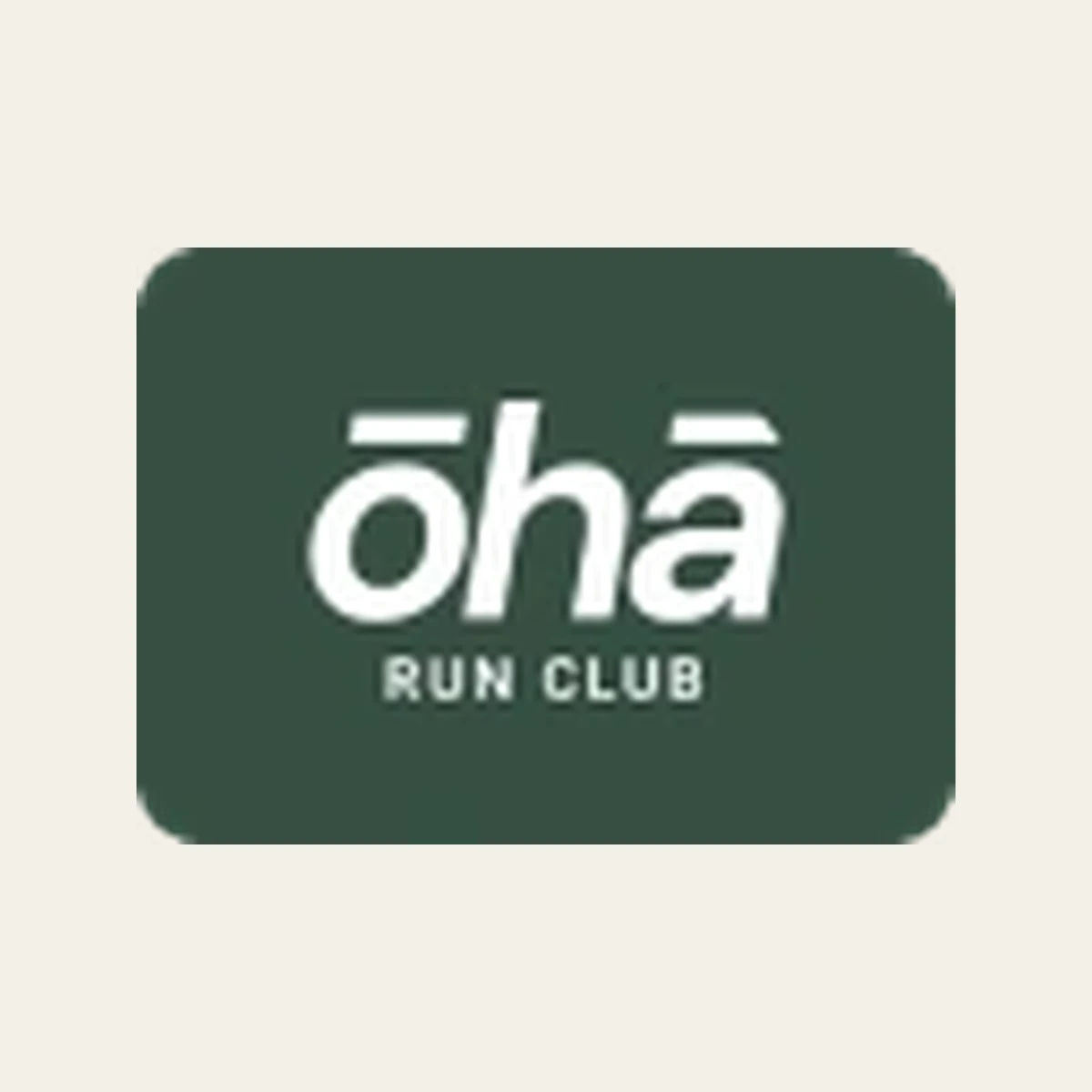 Öhä Running Club running club logo