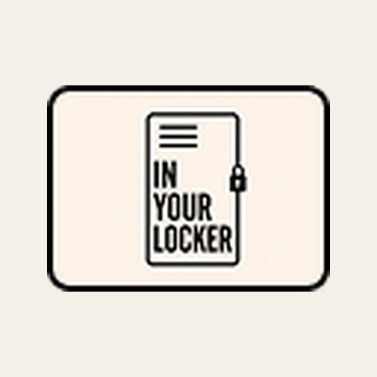 In Your Locker running club logo