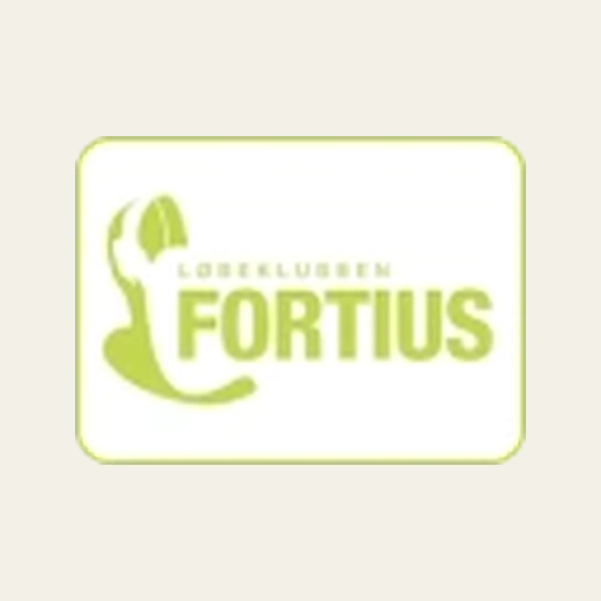 Løbeklubben Fortius running club logo