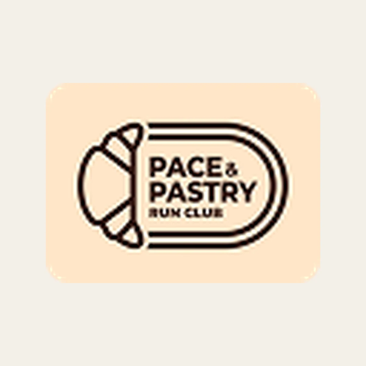 Pace & Pastry Run Club running club logo