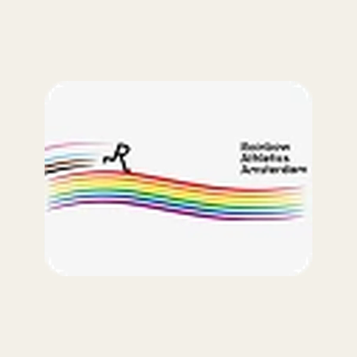 Rainbow Athletics Amsterdam running club logo