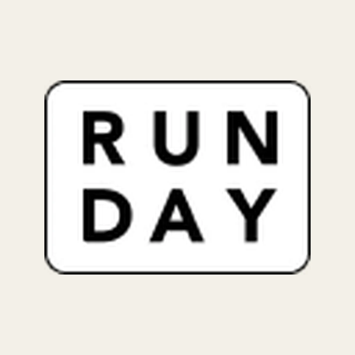 Runday running club logo