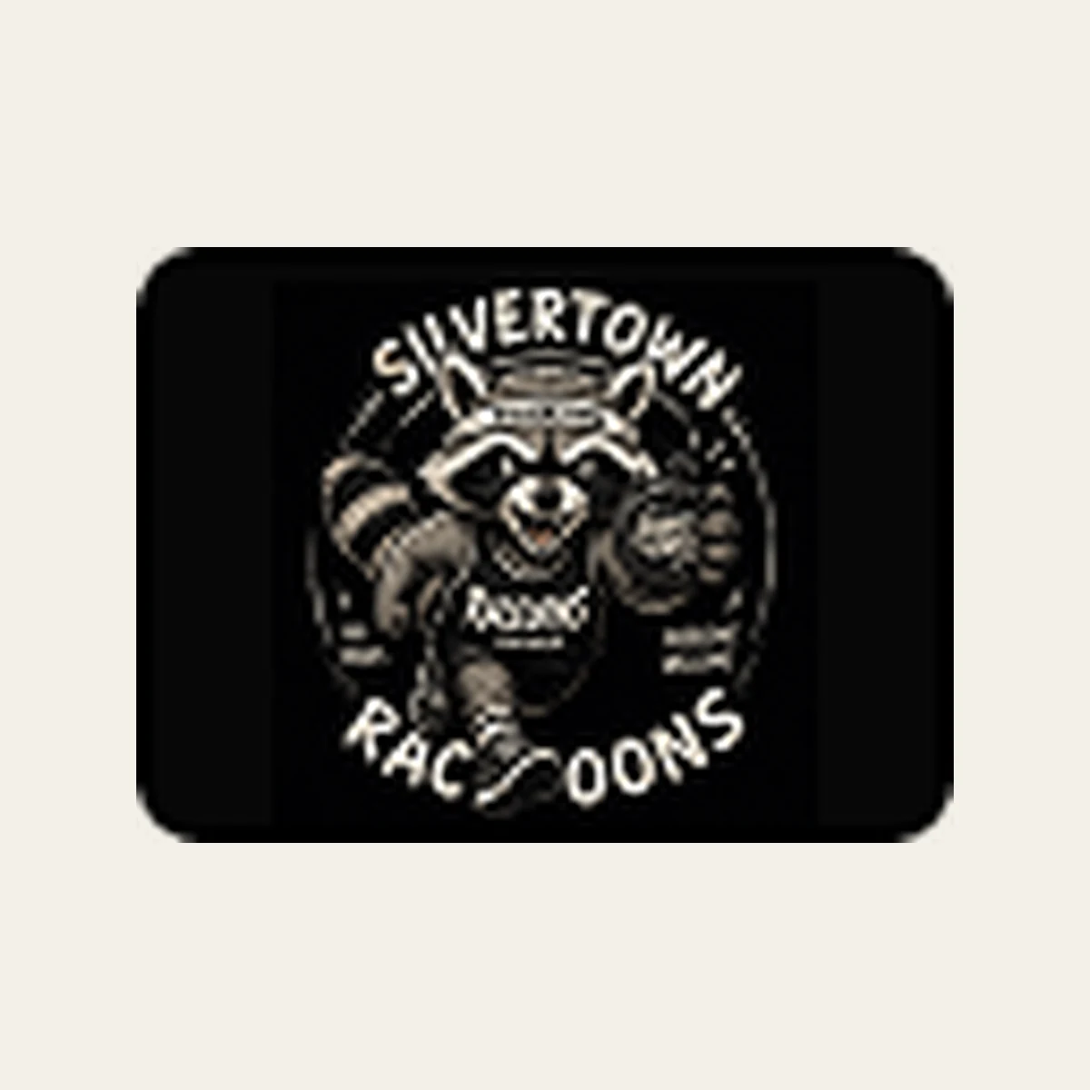 Silvertown Raccoons running club logo