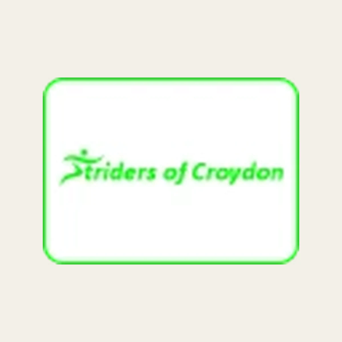 Striders of Croydon running club logo