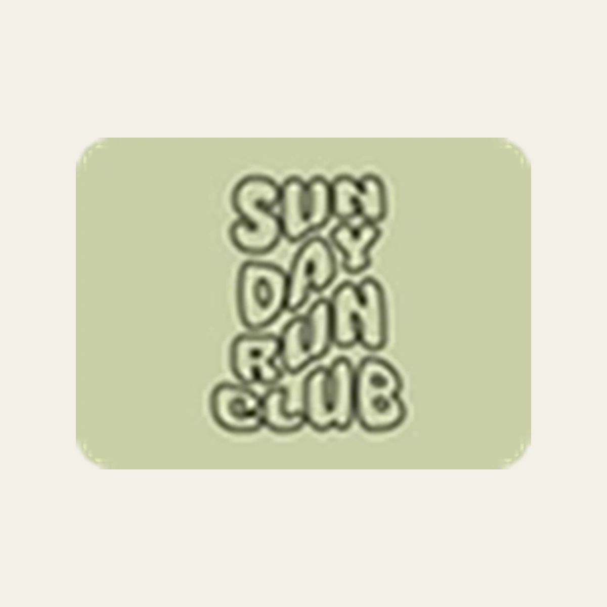 Sunday Run Club running club logo