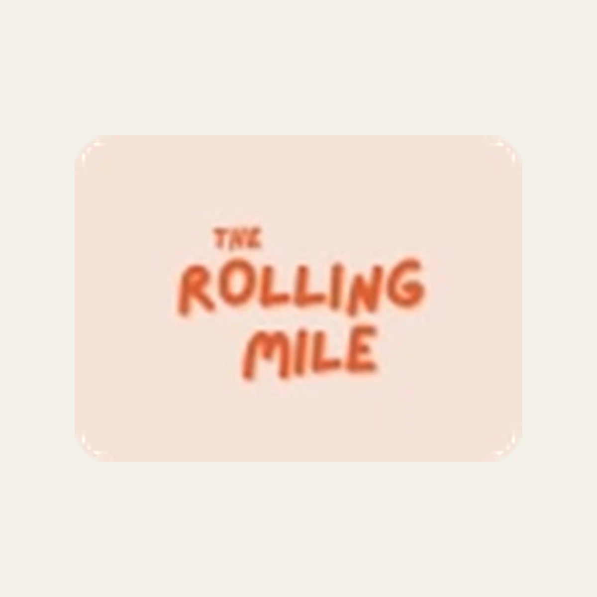 The Rolling Mile running club logo