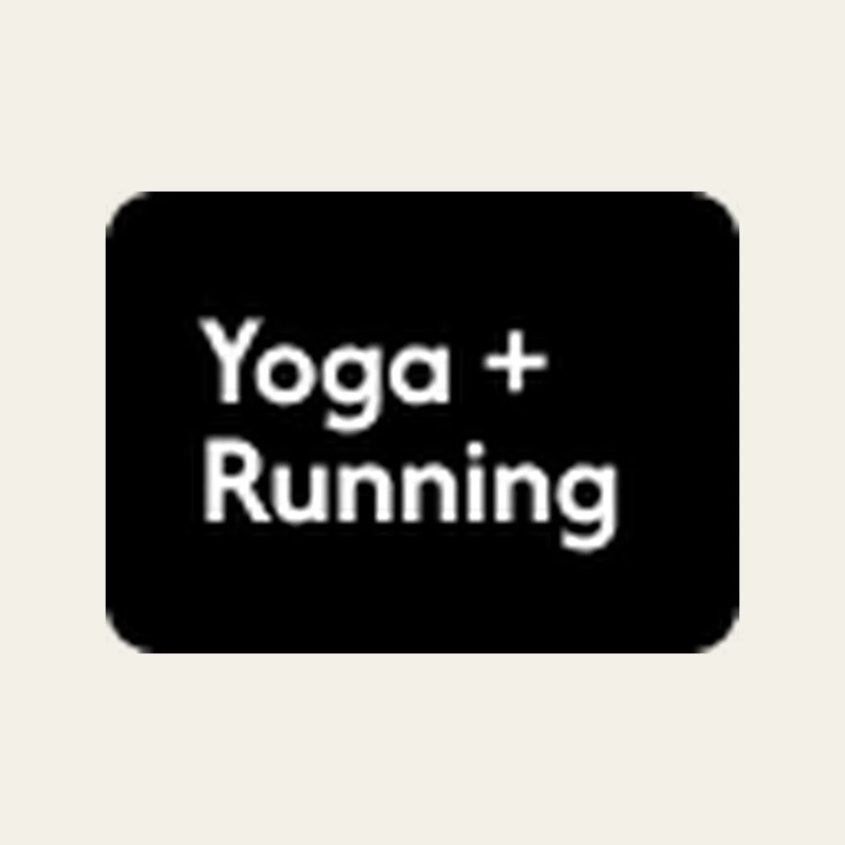 Yoga for Runners running club logo